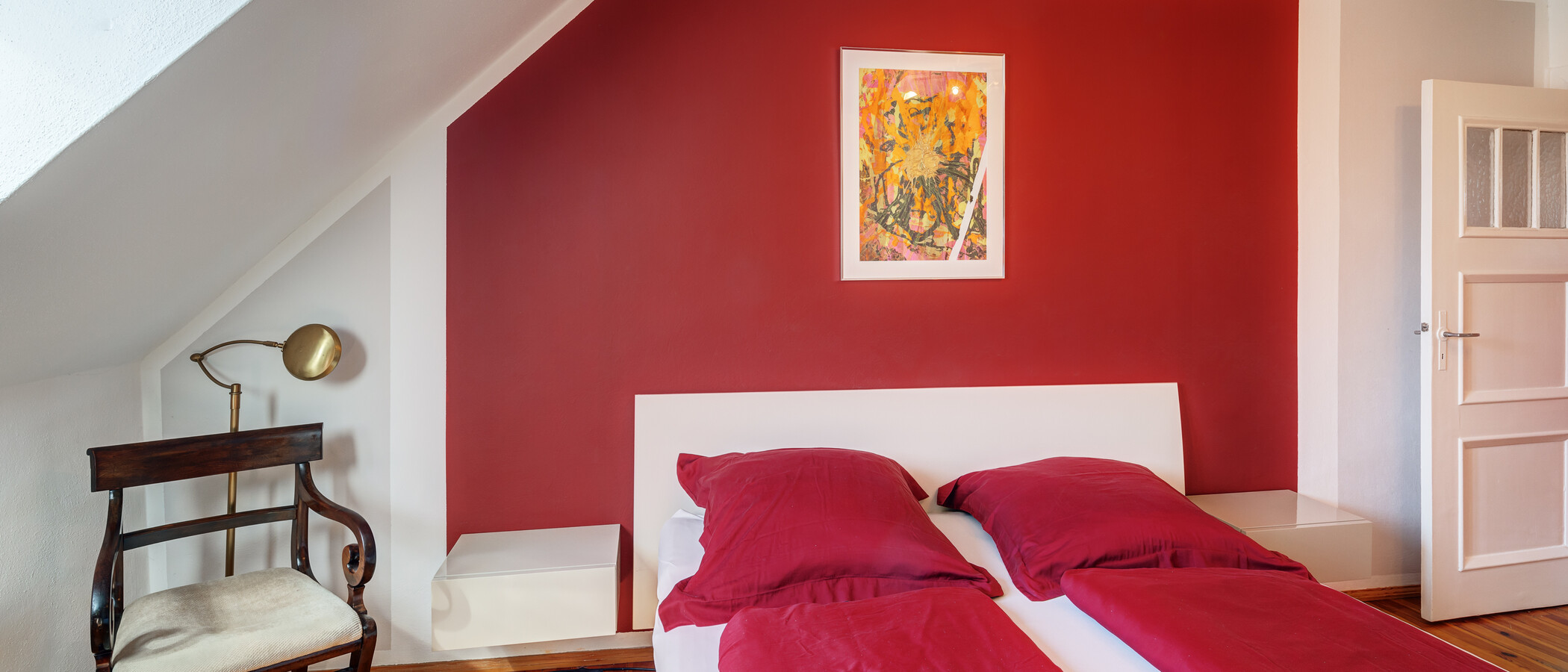Dachgeschosswohnung München Neuhausen 02 Schlafzimmer 14119