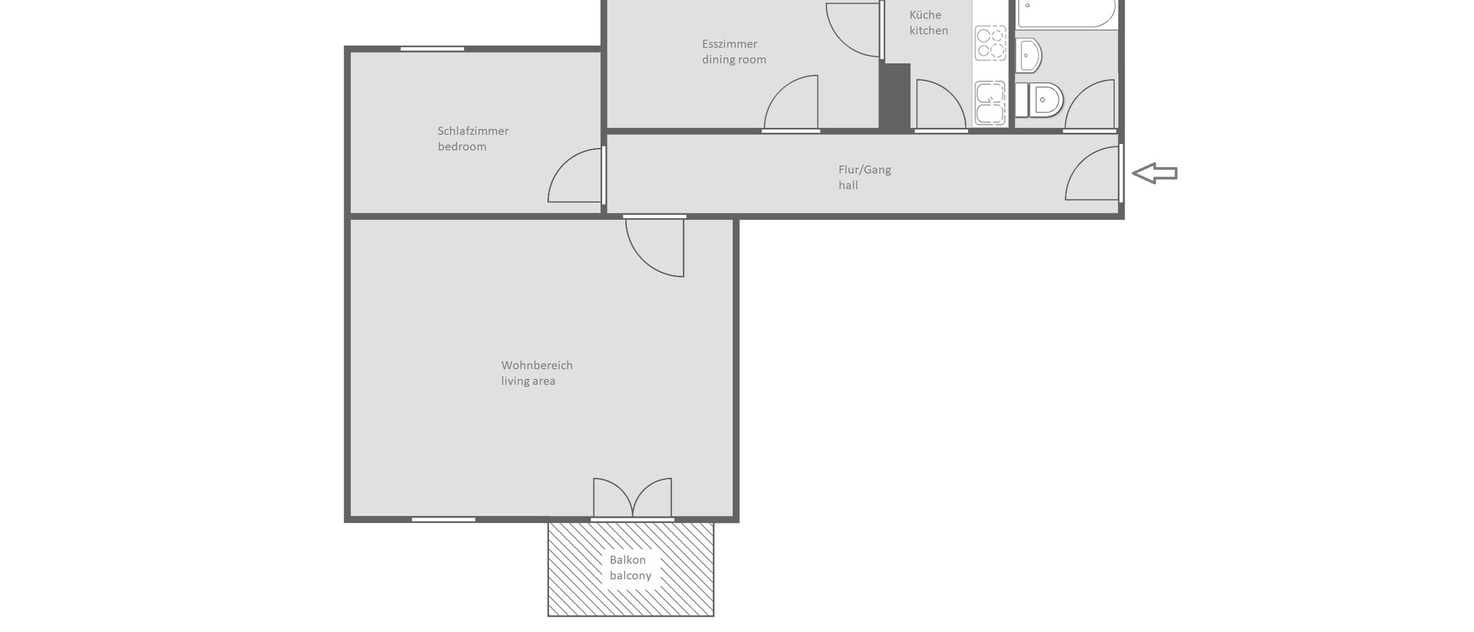 Wohnung München Haidhausen 01 Grundriss 14128
