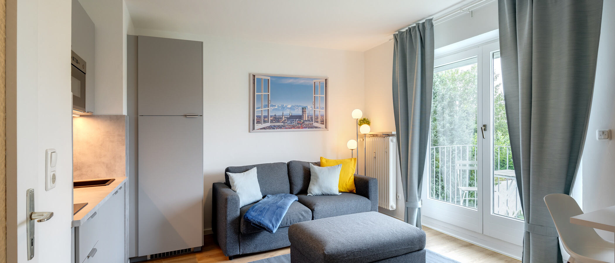 Apartment Garching 01 Wohnbereich 14147