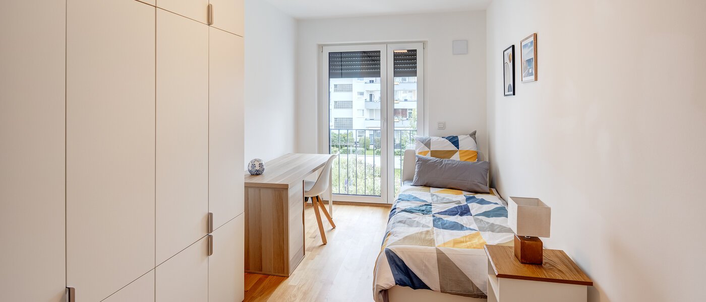 Wohnung München Untersendling 01 2. Schlafzimmer	 14149