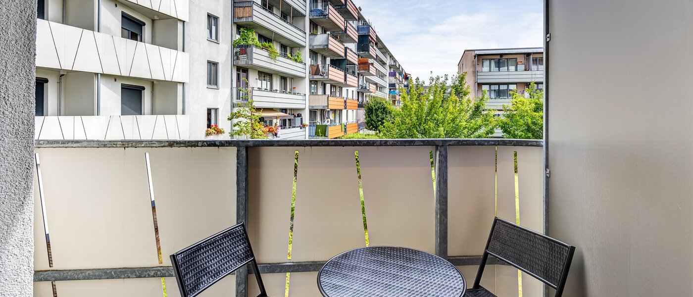 Apartment München Messestadt Riem 01 Balkon 14156
