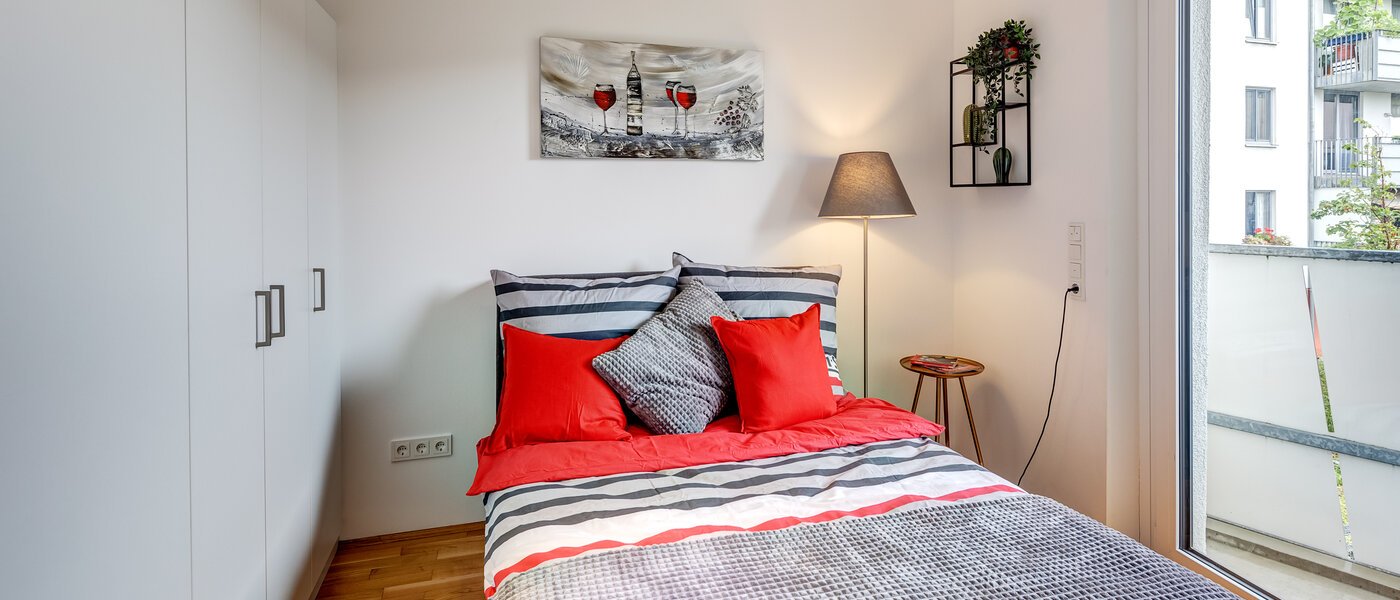 Apartment München Messestadt Riem 01 Schlafbereich 14156