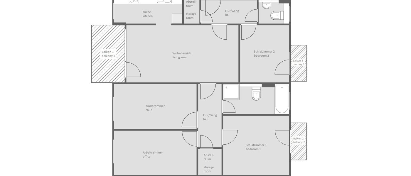 Wohnung Dachau 01 Grundriss 14177