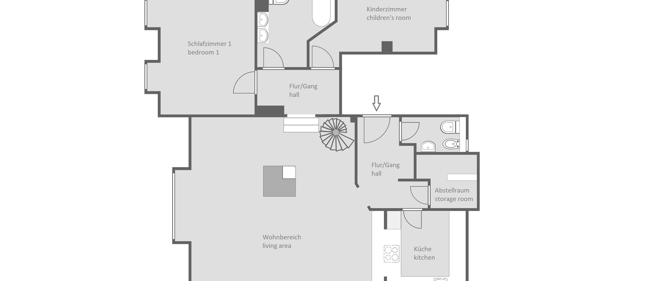Maisonettewohnung München Solln 01 Grundriss 14193