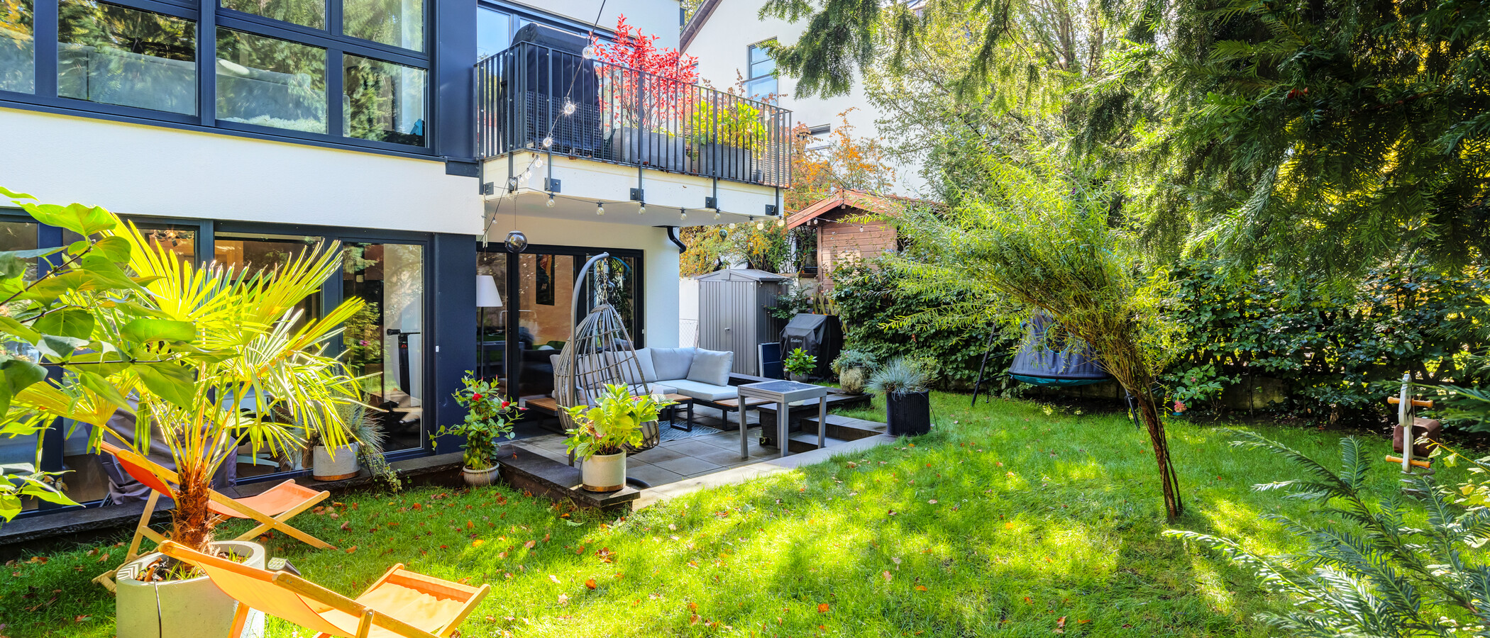 Gartenwohnung München Solln 01 Garten 14197
