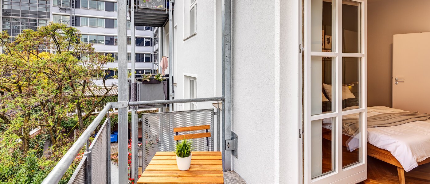 Wohnung München Maxvorstadt - Museumsviertel 01 Balkon 14203