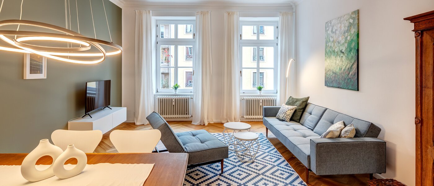 Wohnung München Maxvorstadt - Museumsviertel 01 Wohnbereich 14203