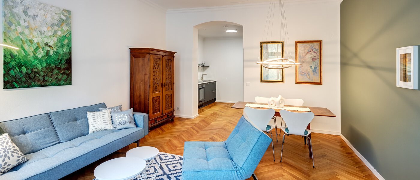 Wohnung München Maxvorstadt - Museumsviertel 03 Wohnbereich 14203