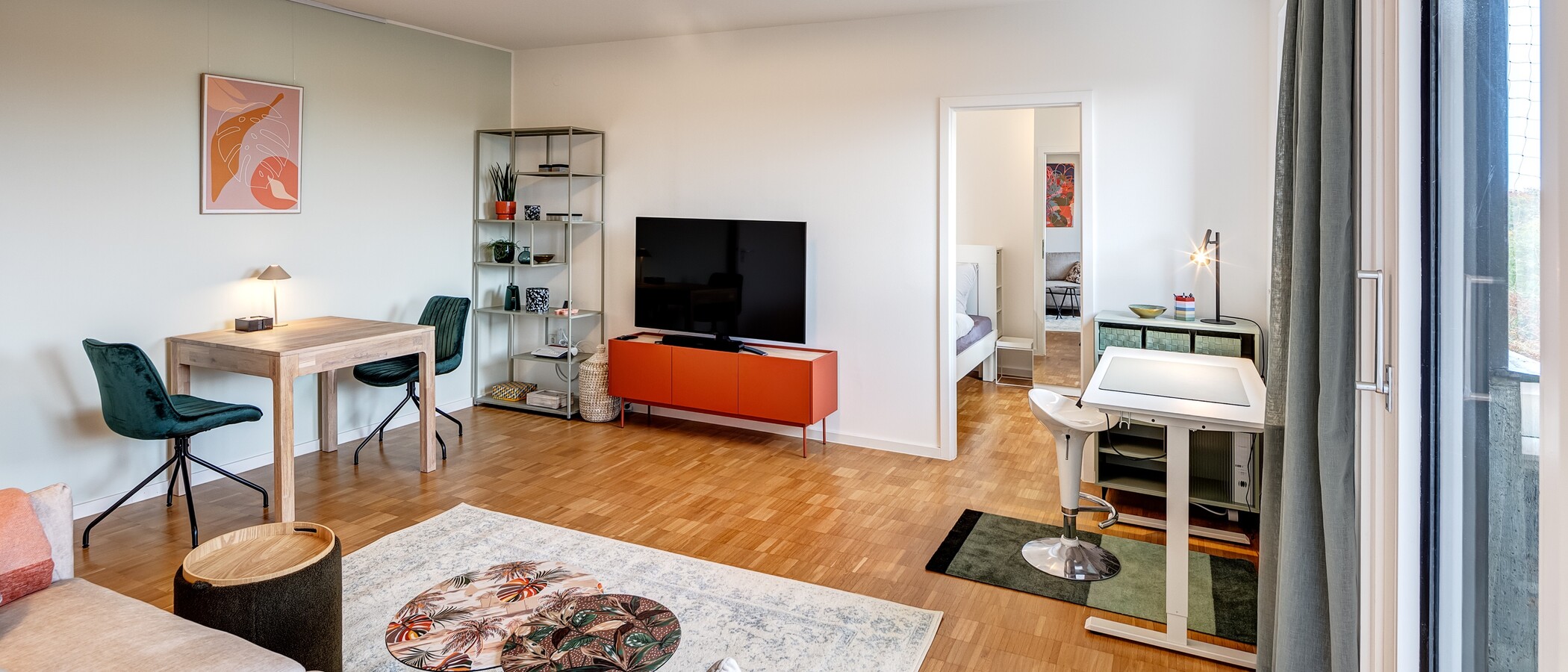 Wohnung München Schwabing (rechts der Leopoldstraße) 01 Wohnzimmer 14213