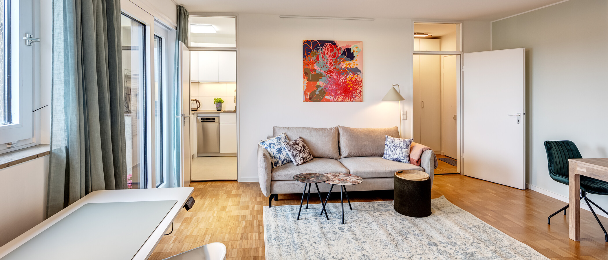 Wohnung München Schwabing (rechts der Leopoldstraße) 03 Wohnzimmer 14213