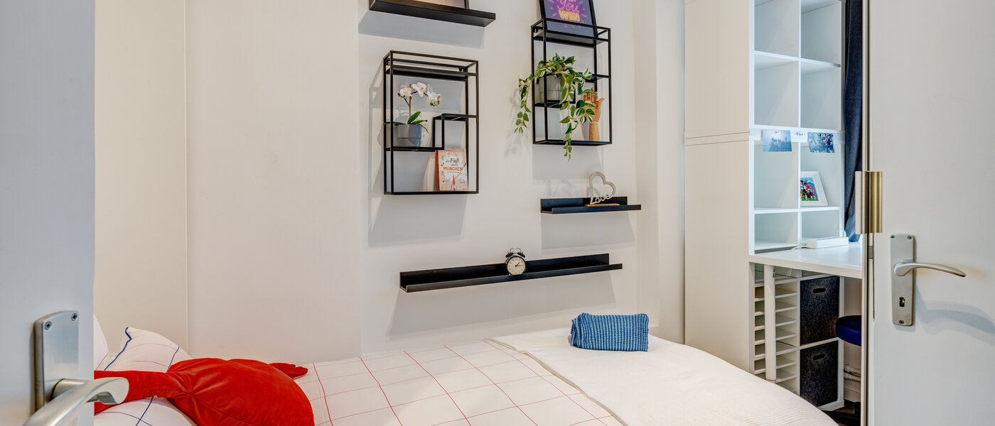 Wohnung München Lehel 01 2. Schlafzimmer	 14214