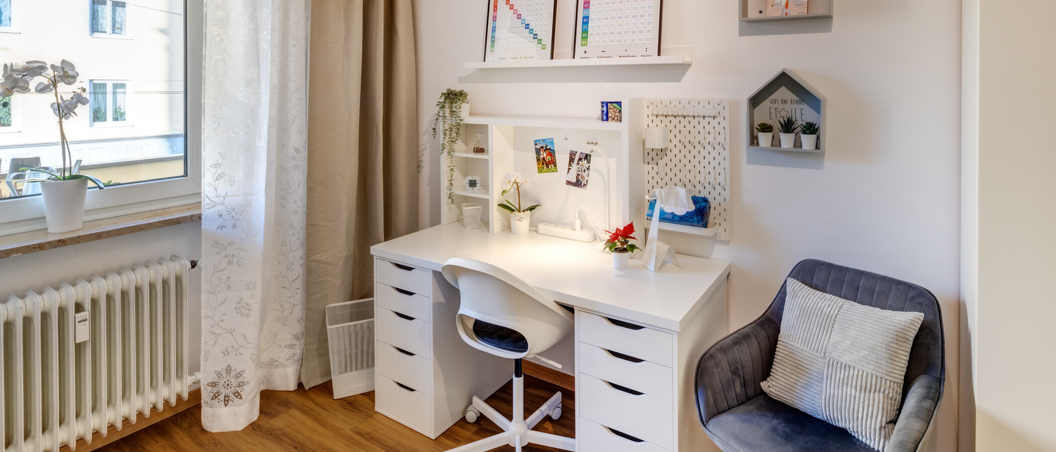 Wohnung München Lehel 03 2. Schlafzimmer	 14236