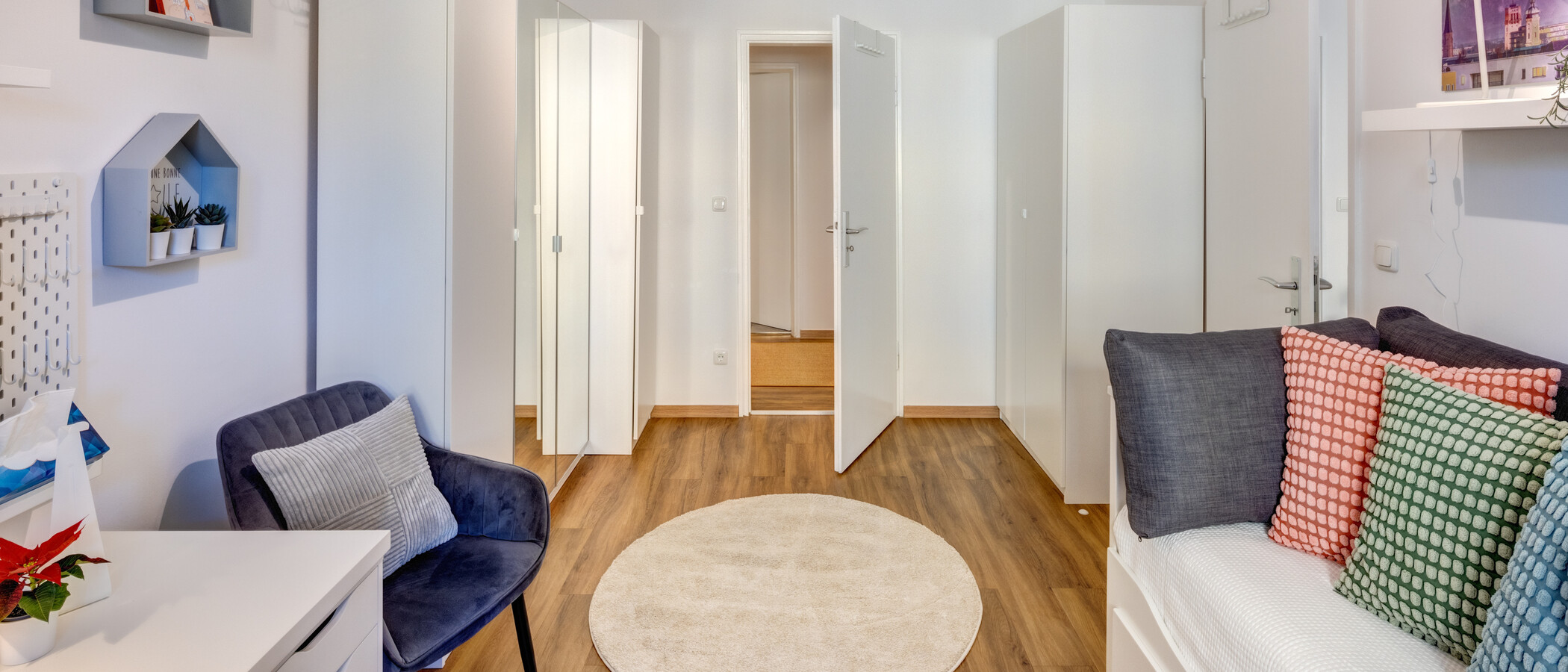 Wohnung München Lehel 04 2. Schlafzimmer	 14236