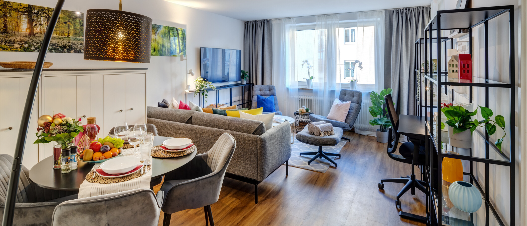 Wohnung München Lehel 03 Wohnbereich 14236