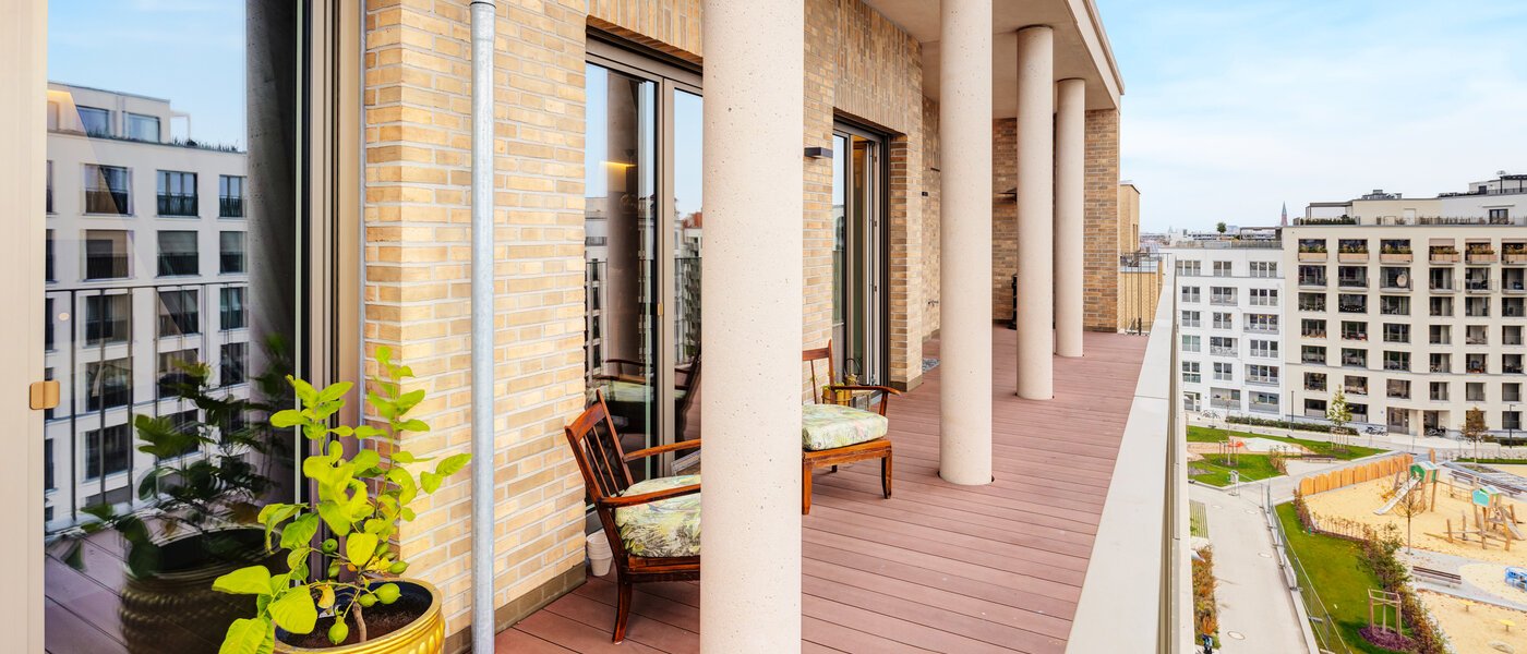 Penthousewohnung München Au 01 Loggia 14243