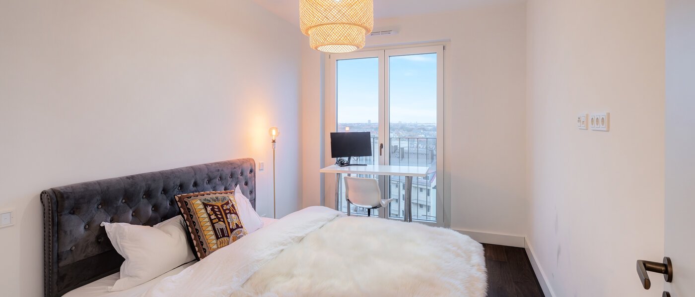 Penthousewohnung München Au 01 2. Schlafzimmer	 14243