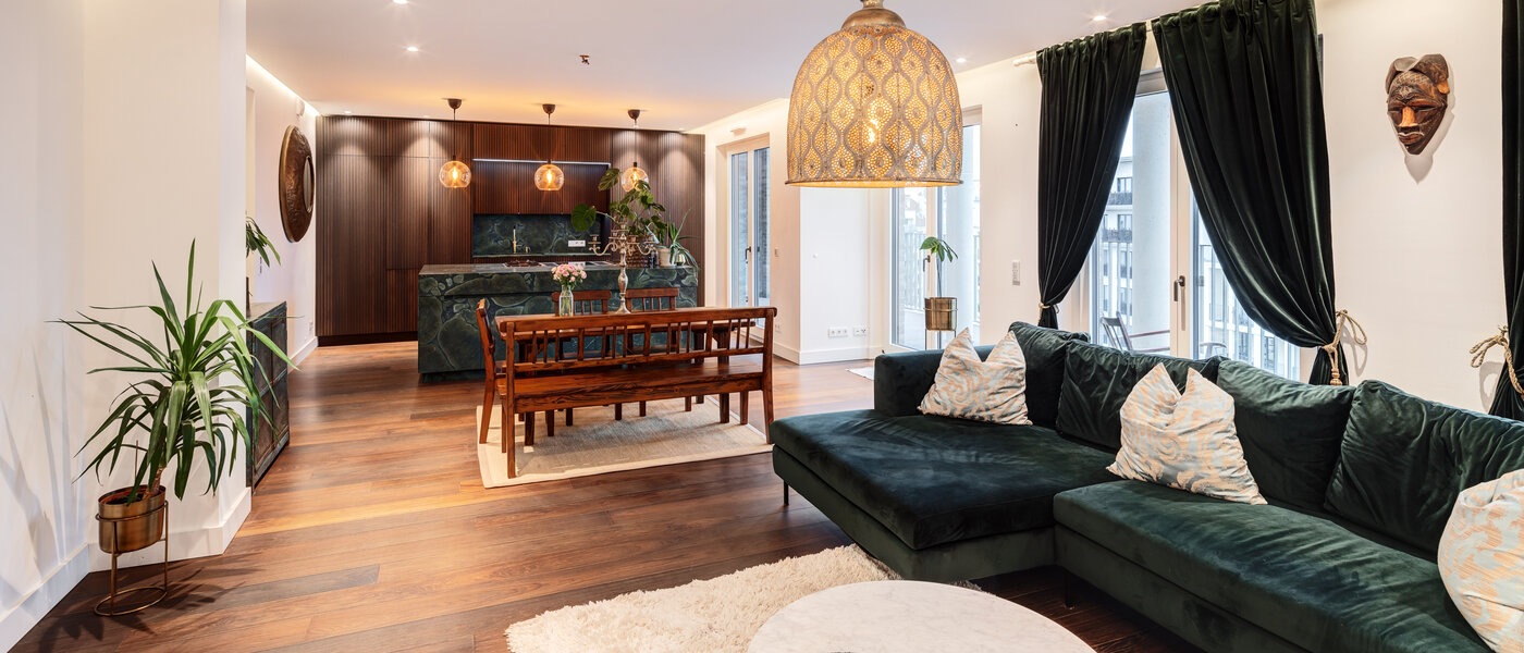 Penthousewohnung München Au 02 Wohnzimmer 14243