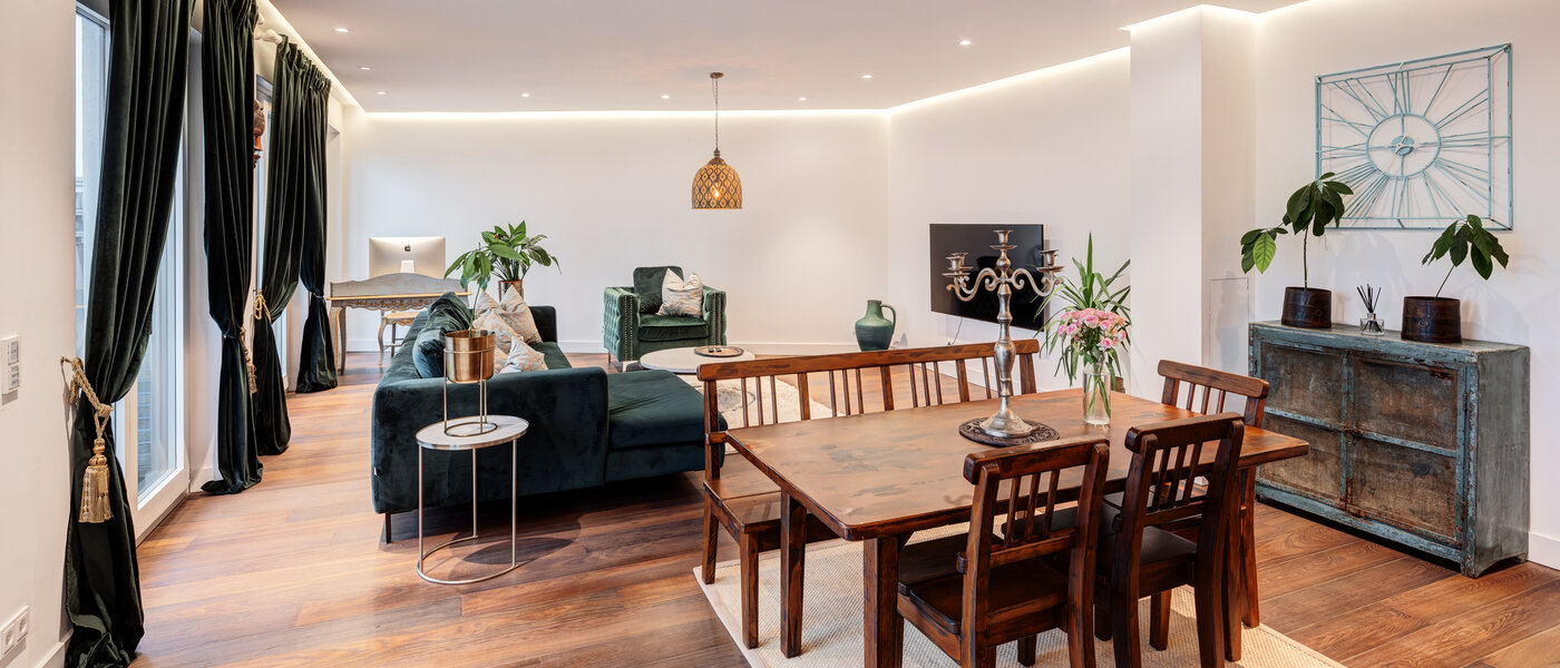 Penthousewohnung München Au 03 Wohnzimmer 14243