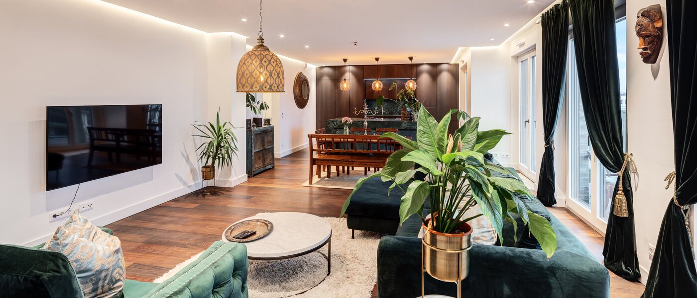 Penthousewohnung München Au 04 Wohnzimmer 14243