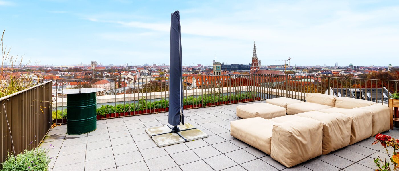 Penthousewohnung München Au 01 Dachterrasse 14243