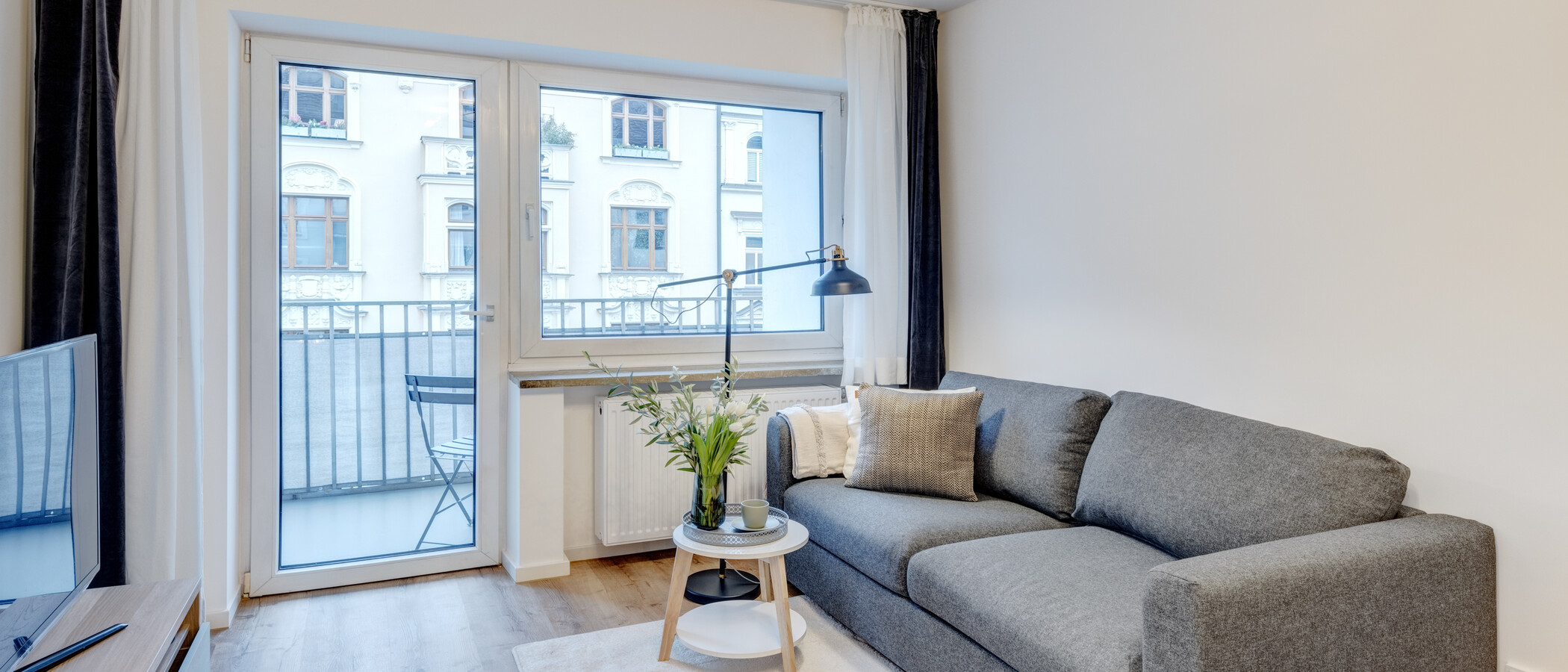 Wohnung München Maxvorstadt - Westen 01 Wohnbereich 14247