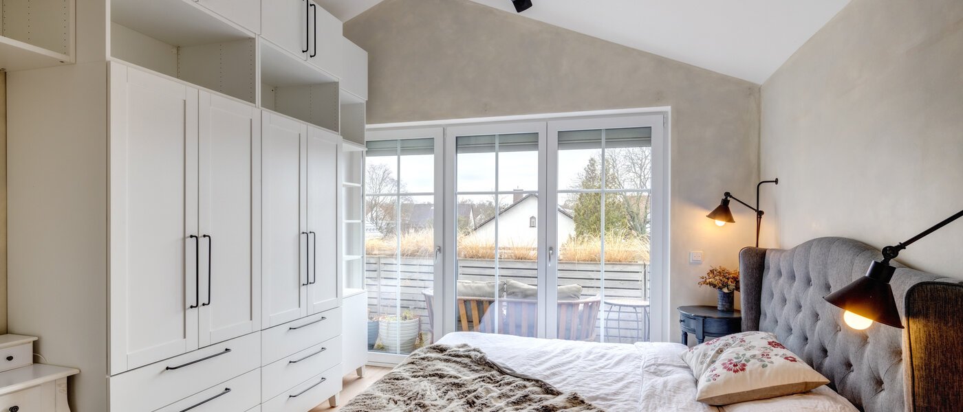 Dachgeschosswohnung München Fasangarten 01 1. Schlafzimmer 14268