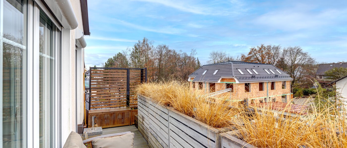 Dachgeschosswohnung München Fasangarten 02 1. Balkon 14268