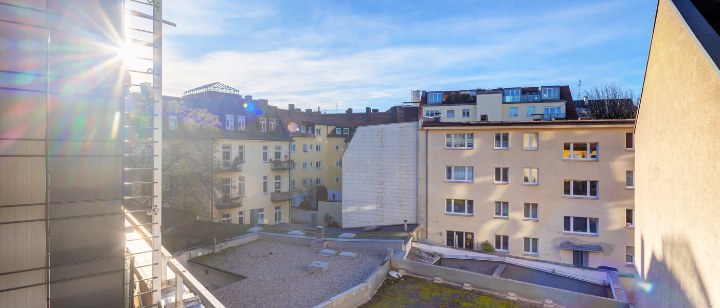 Apartment München Maxvorstadt - Universitätsviertel 03 Aussicht 14283