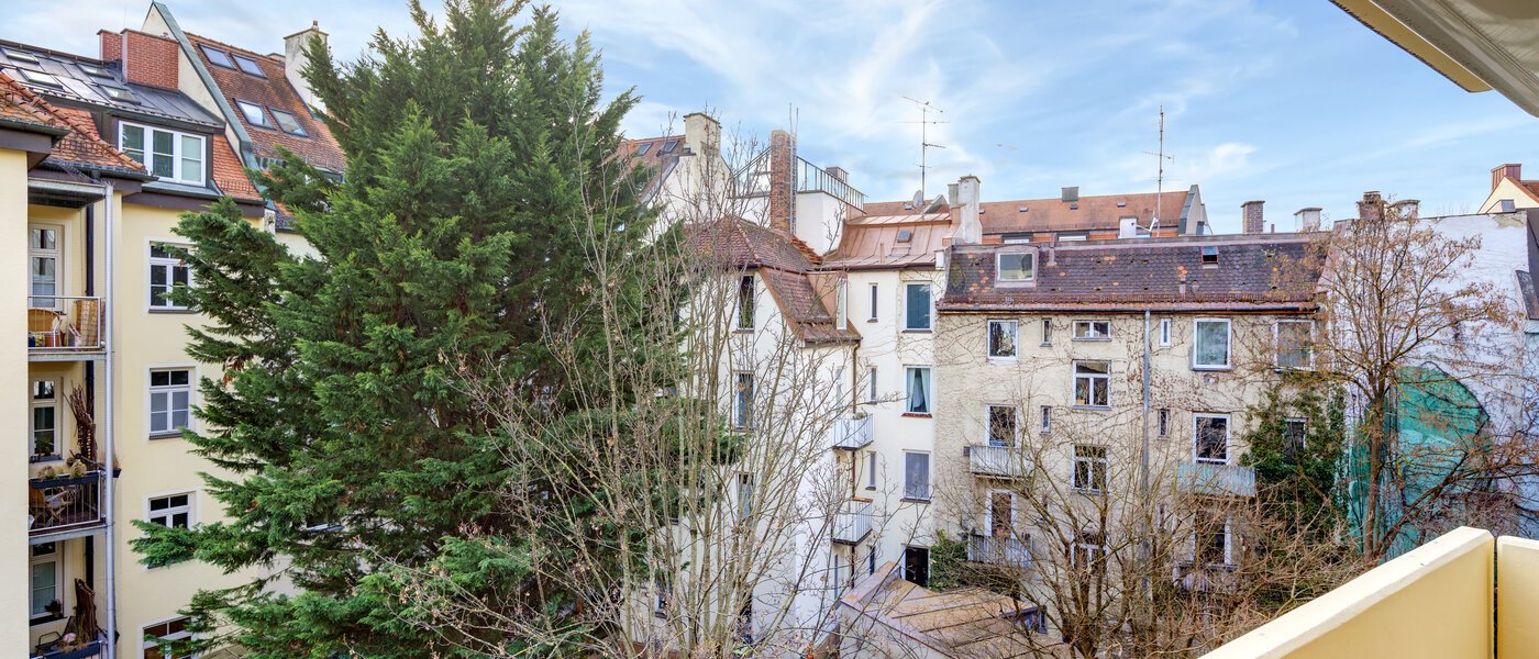 Apartment München Schwabing-Nord (zw. Leopoldstraße & Englischen Garten) 01 Aussicht 14305