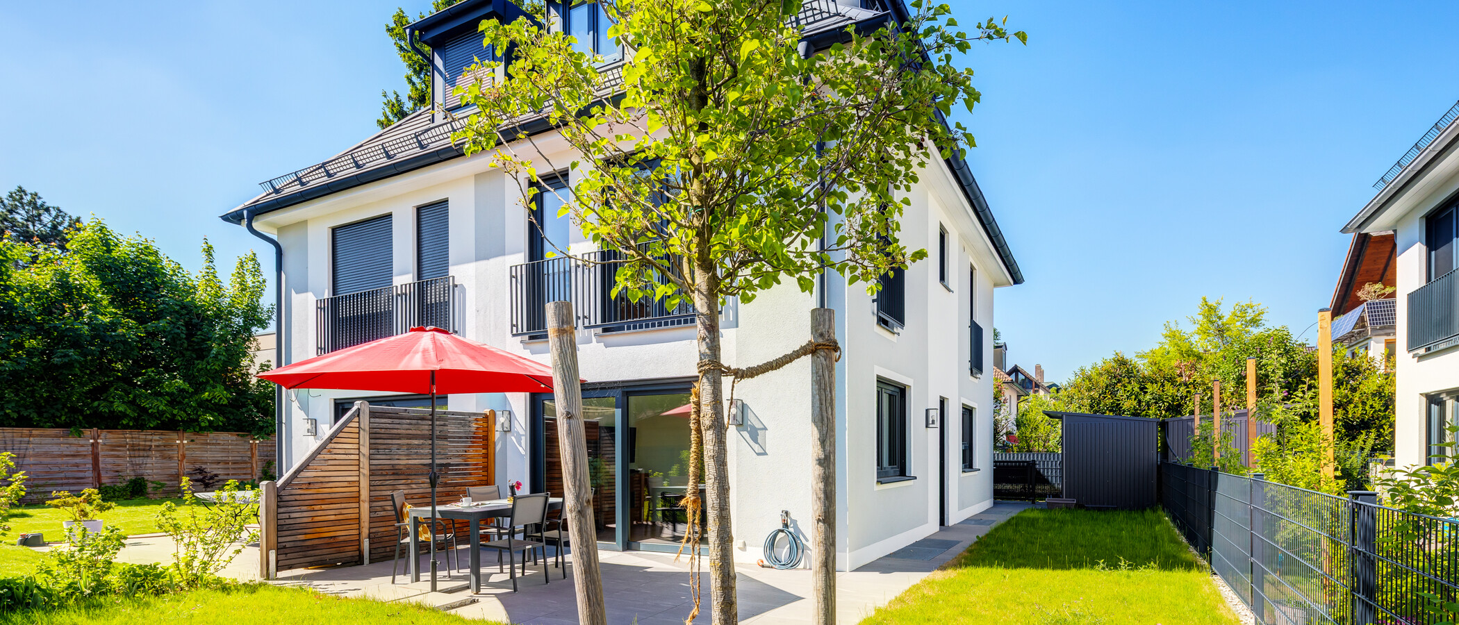 Doppelhaushälfte München Allach 01 Garten 14306