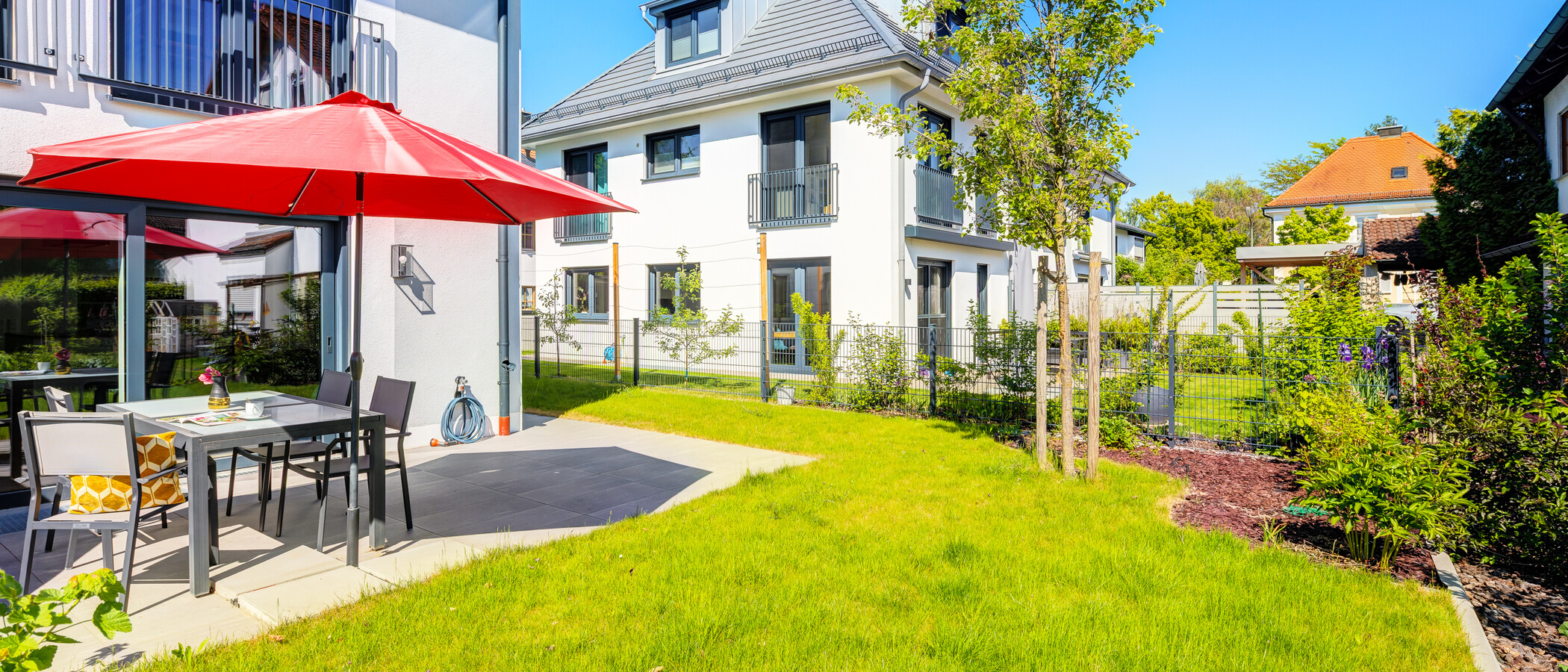 Doppelhaushälfte München Allach 04 Garten 14306