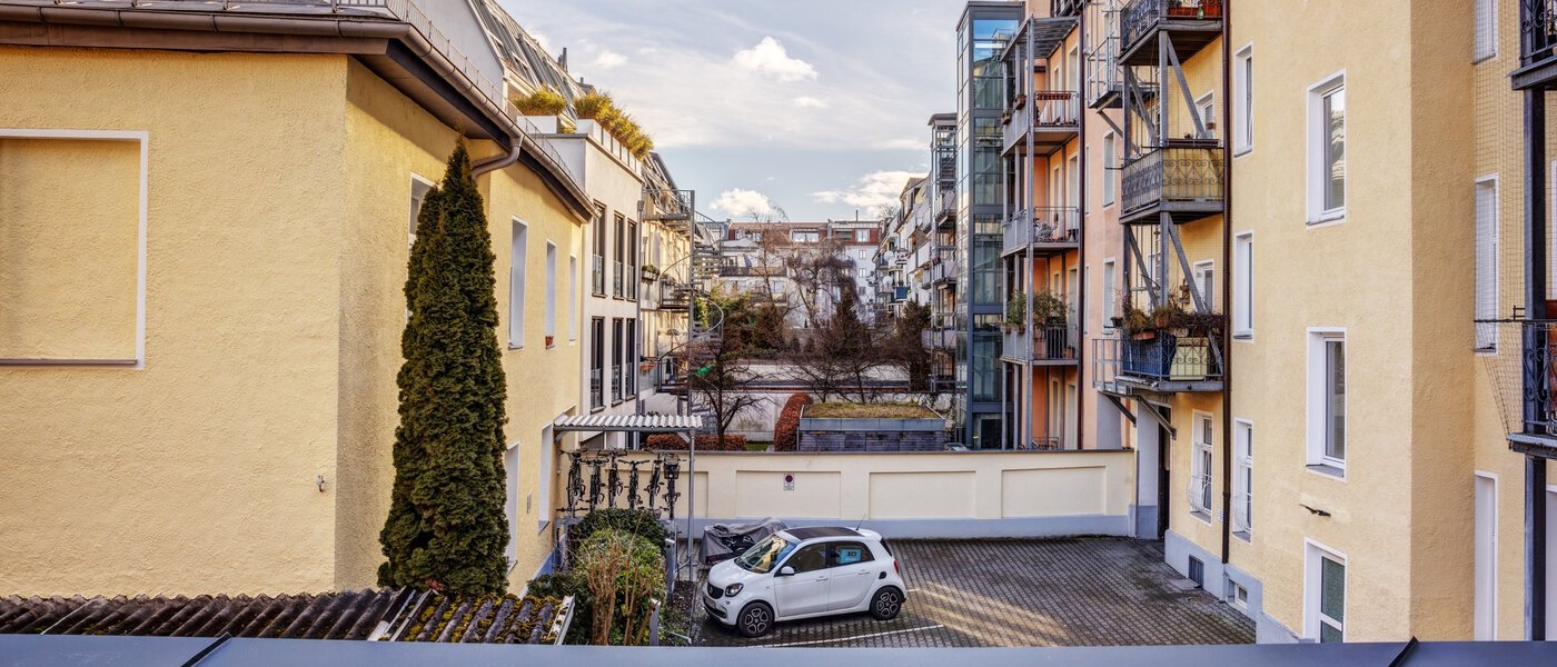 Maisonettewohnung München Glockenbachviertel 02 Aussicht 14318