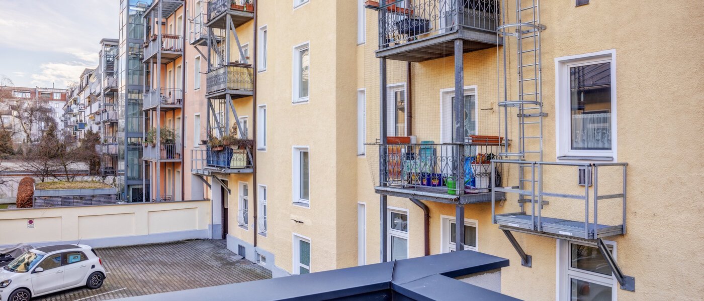 Maisonettewohnung München Glockenbachviertel 03 Aussicht 14318