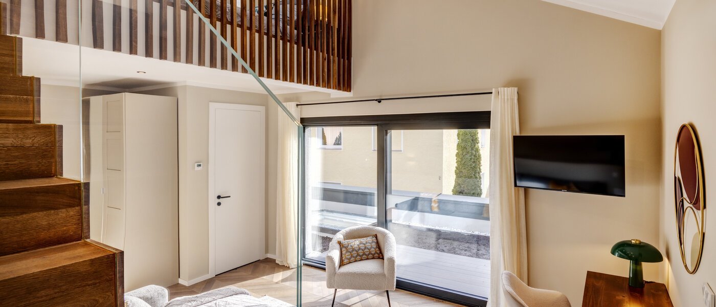 Maisonettewohnung München Glockenbachviertel 03 2. Wohnbereich 14318