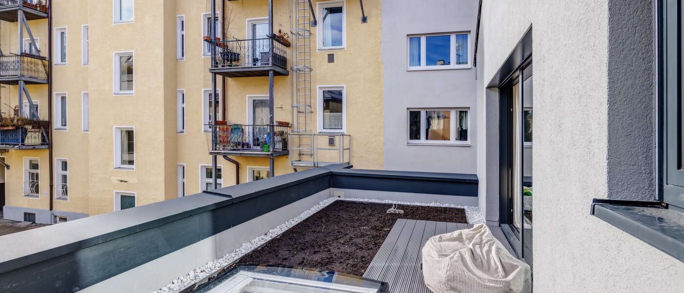 Maisonettewohnung München Glockenbachviertel 03 Dachterrasse 14318