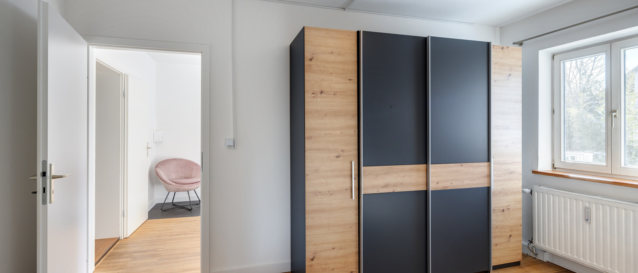Wohnung München Bogenhausen 03 2. Schlafzimmer	 14344