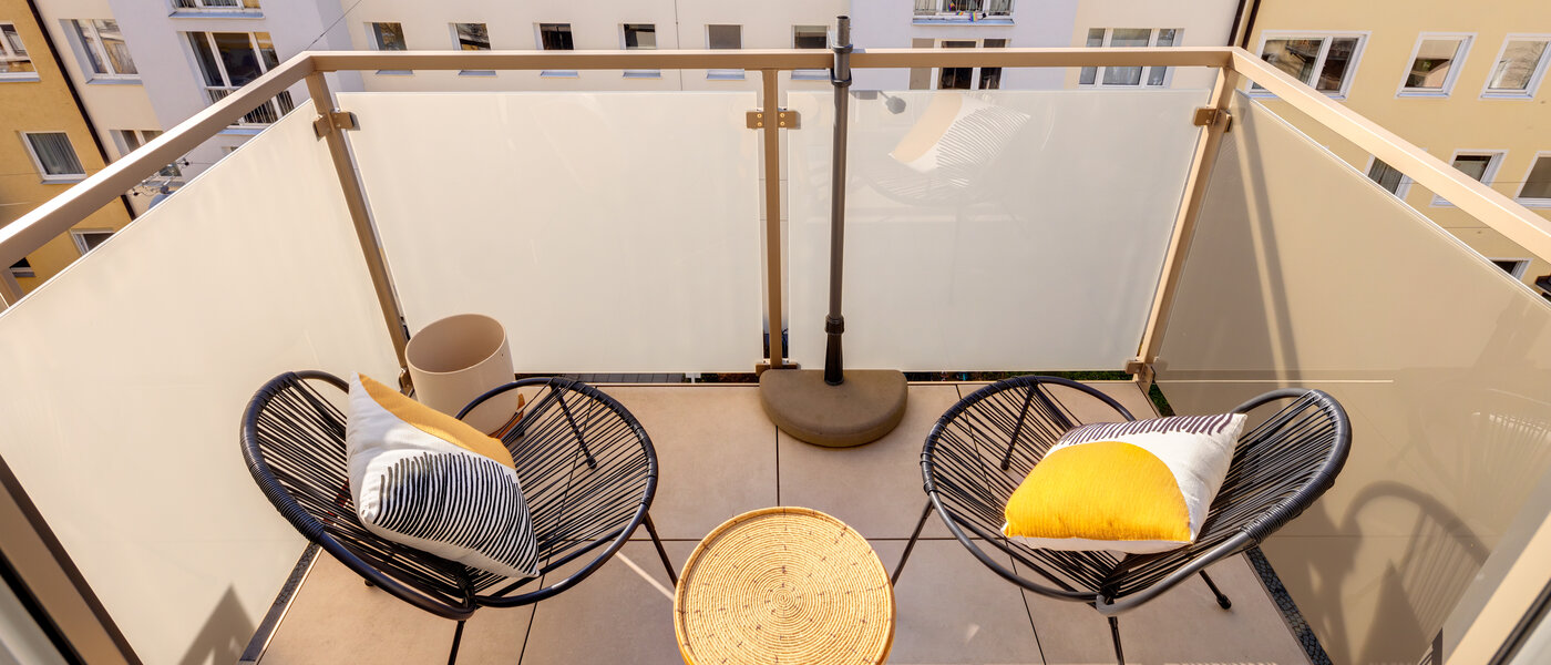 Wohnung München Schwabing-West (rund um den Hohenzollernplatz) 02 Balkon 14369