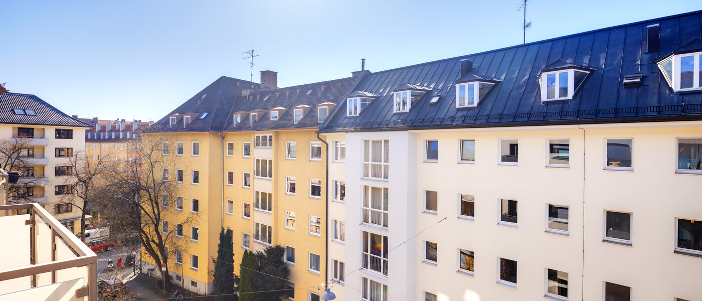 Wohnung München Schwabing-West (rund um den Hohenzollernplatz) 01 Aussicht 14369