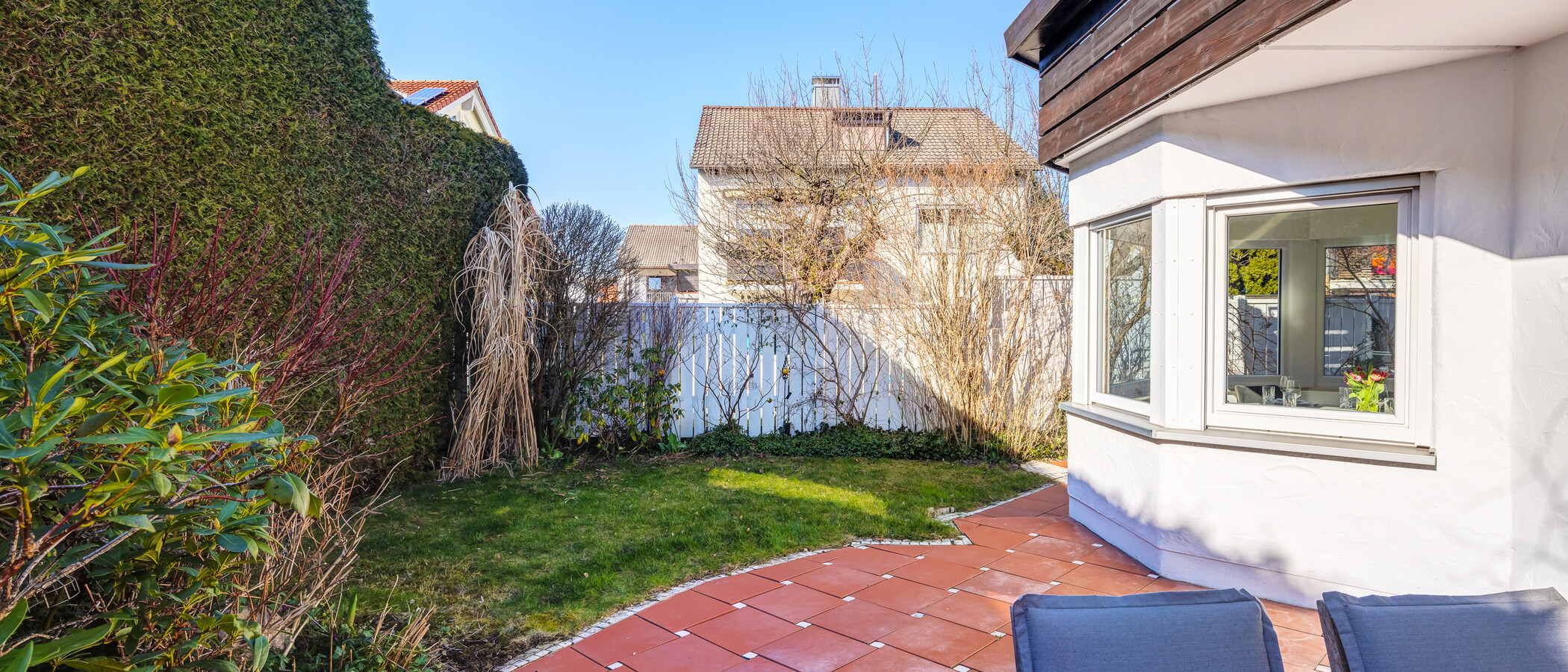 Doppelhaushälfte Pullach im Isartal 01 Garten 14381