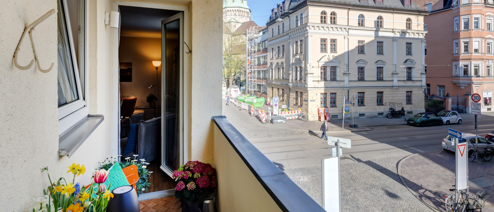 Wohnung München Lehel 02 Balkon 14389