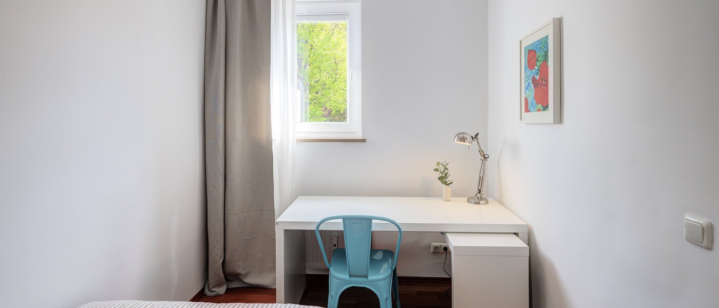 Dachterrassenwohnung München Solln 02 2. Schlafzimmer	 14396