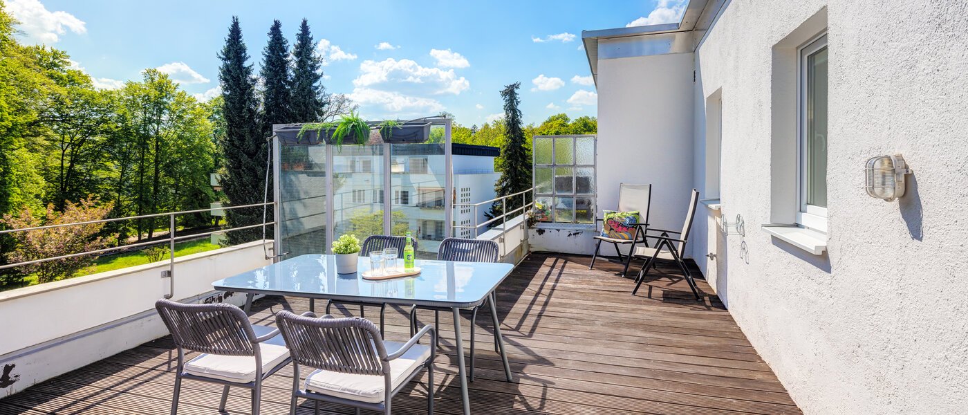 Dachterrassenwohnung München Solln 03 1. Dachterrasse 14396