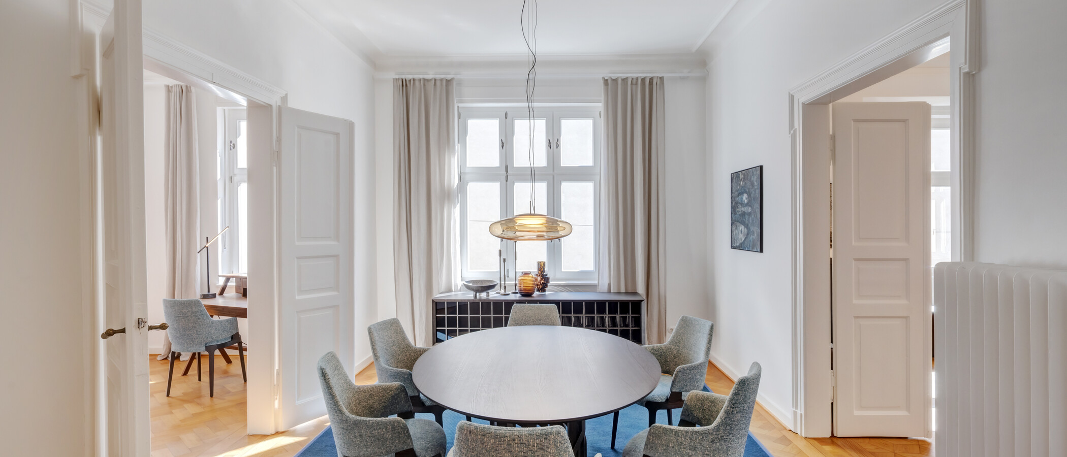Wohnung München Schwabing-Nord (zw. Leopoldstraße & Englischen Garten) 01 Esszimmer 14397