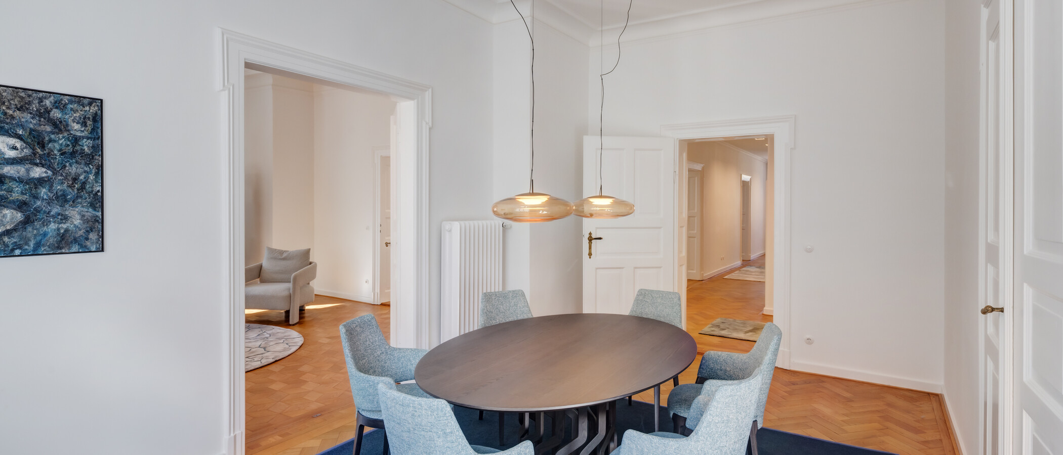 Wohnung München Schwabing-Nord (zw. Leopoldstraße & Englischen Garten) 03 Esszimmer 14397