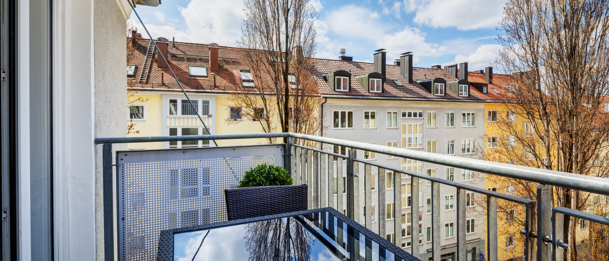 Wohnung München Maxvorstadt - Rund um den Josephsplatz 03 Balkon 14405