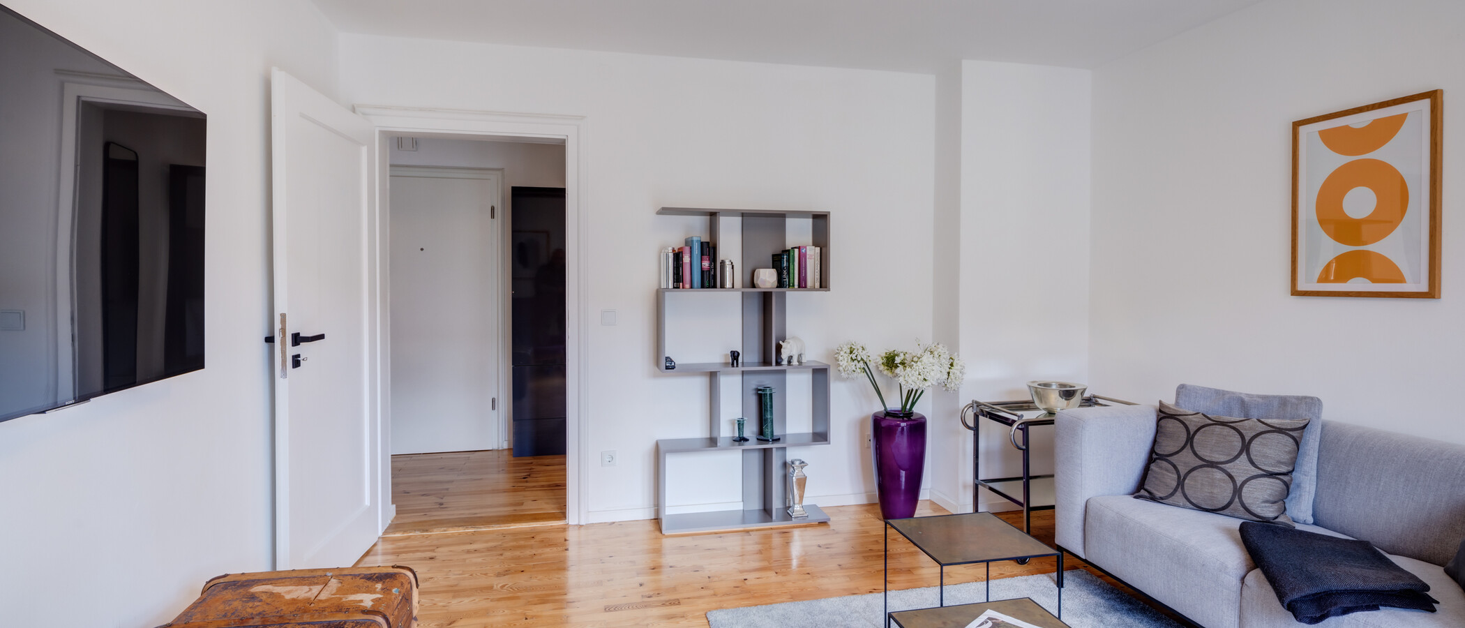 Wohnung München Maxvorstadt - Rund um den Josephsplatz 03 Wohnzimmer 14405