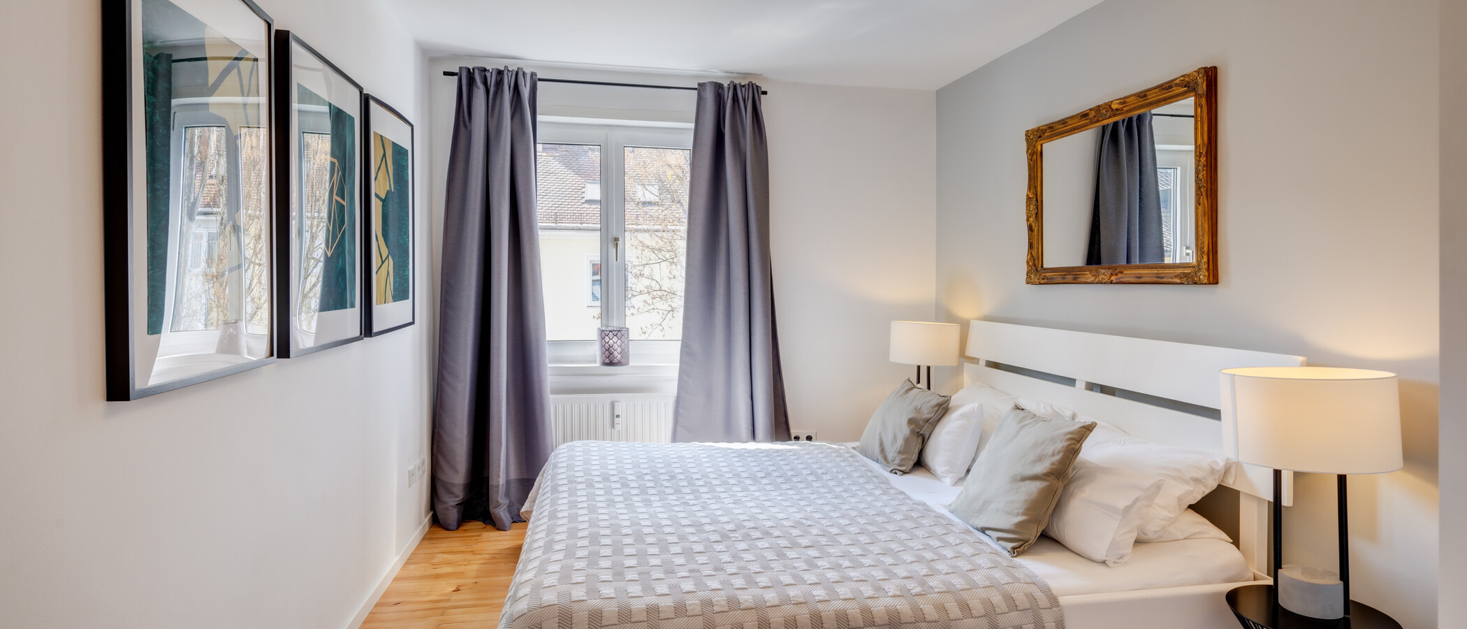 Wohnung München Maxvorstadt - Rund um den Josephsplatz 01 1. Schlafzimmer 14405