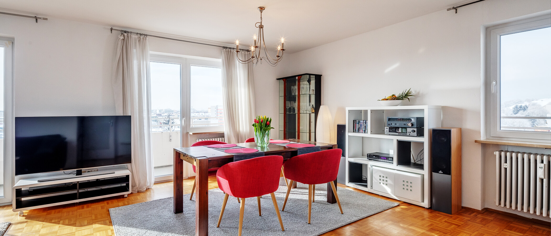 Wohnung München Schwabing-Georgenschwaige 02 Wohnbereich 1443