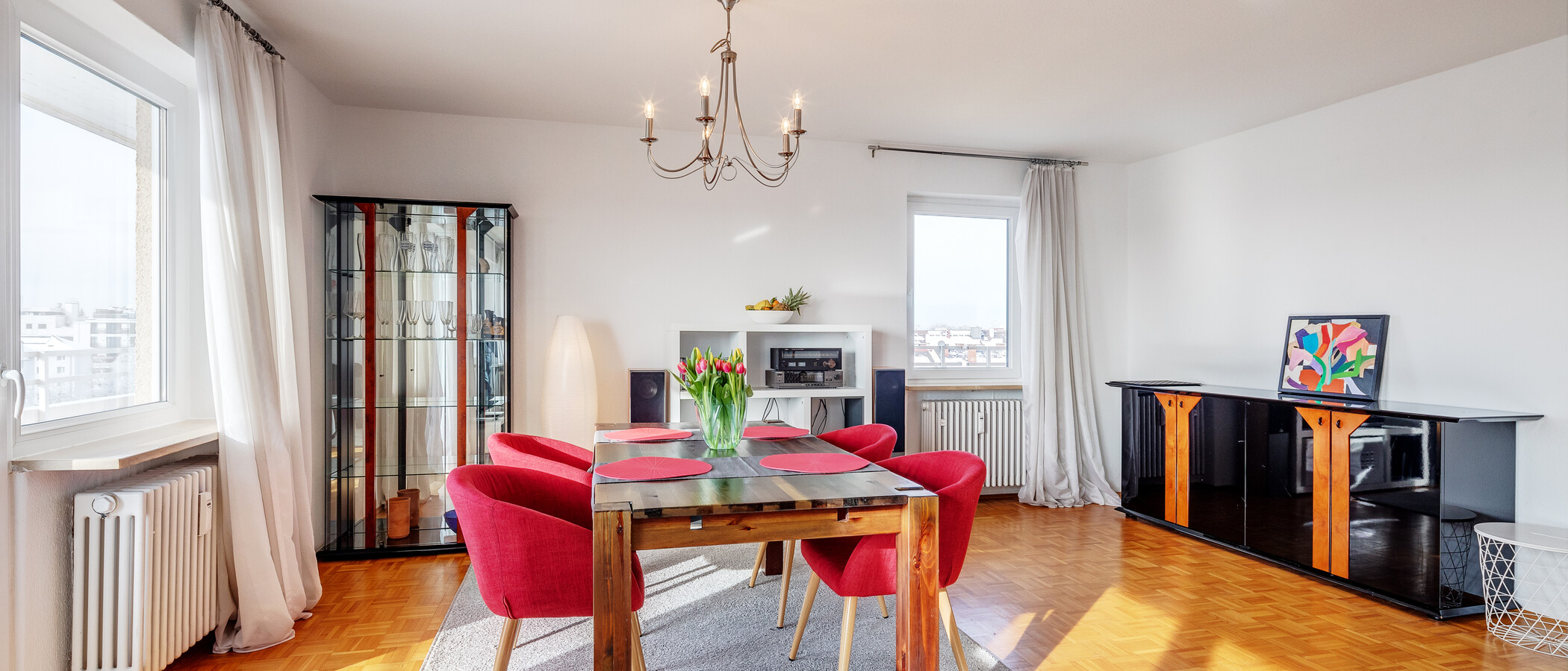 Wohnung München Schwabing-Georgenschwaige 03 Wohnbereich 1443