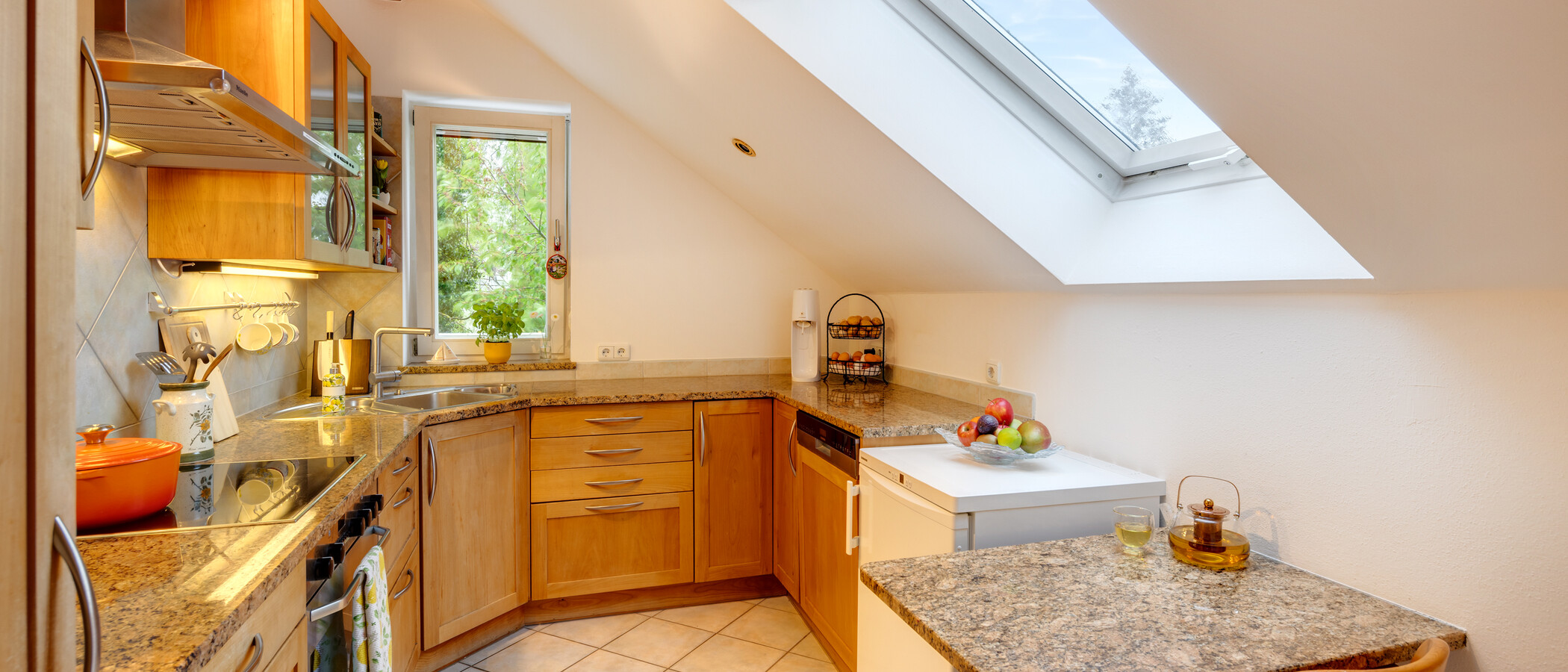 Dachgeschosswohnung München Waldperlach 01 Küche 14432